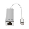 ADAPTADOR USB C M-RJ45 H BLANCO 15cm