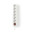 REGLETA 6 TOMAS SCHUKO+INT BLANCA 3M