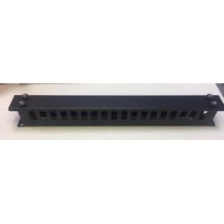 PASAHILOS 19" CON TAPA 4 TETONES 1U 7cm