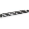 PANEL 19" 48P 1U RJ45 VACIO+ GUIA CABLE