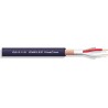 CABLE DMX 2x0,22mm2 APANTALLADO GOMA AZU