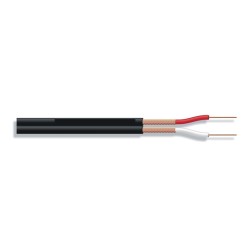 CABLE MICRO PARALELO AUDIO 2x0,14NEGRO