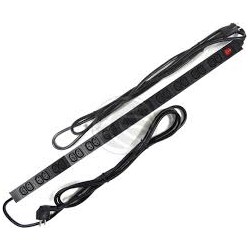 REGLETA 19" 24xC13+INTERRUPTOR+2CABLES