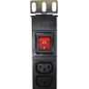 REGLETA 19" 24xC13+INTERRUPTOR+2CABLES