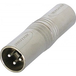 ADAPTADOR XLR3 MACHO-MACHO...