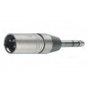 ADAPTADOR XLR3 M-JACK 6,3 M ST NEUTRIK