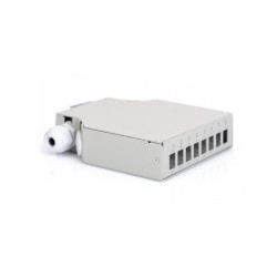 CAJA METALICA CARRIL DIN 8xLC Duplex