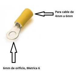TERMINAL PREAISLADO ANILLACABLE2,5-6mmM6