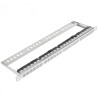 PANEL 19" 24P RJ45 VACIO CON GUIA 0,5U
