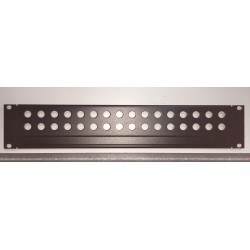 PANEL 19" 2U 2X16 BNC (VACIO)