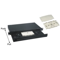 BANDEJA 19" 1U 24xSC DUPLEX-24 LC CUADRU