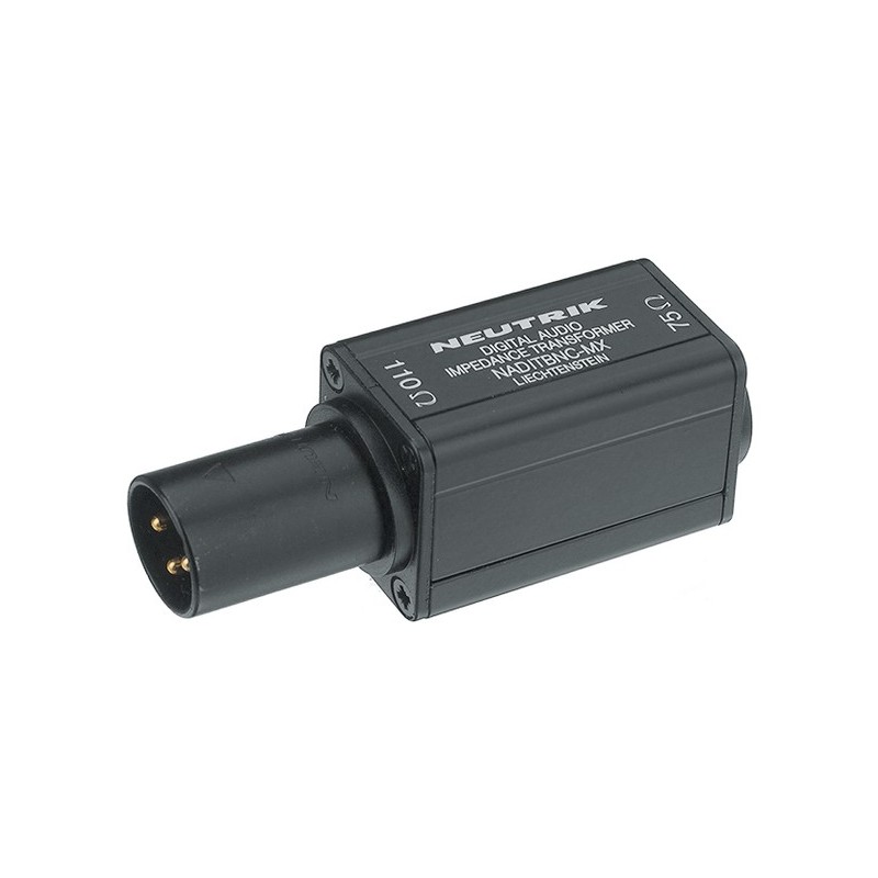 ADAPTADOR IMPEDANCIA XLR3 M-BNC H NEUTRI