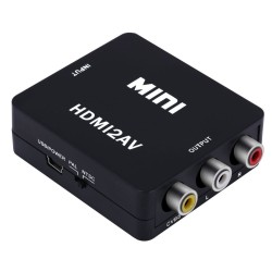 ADAPTADOR HDMI HEMBRA 3xRCA HEMBRA