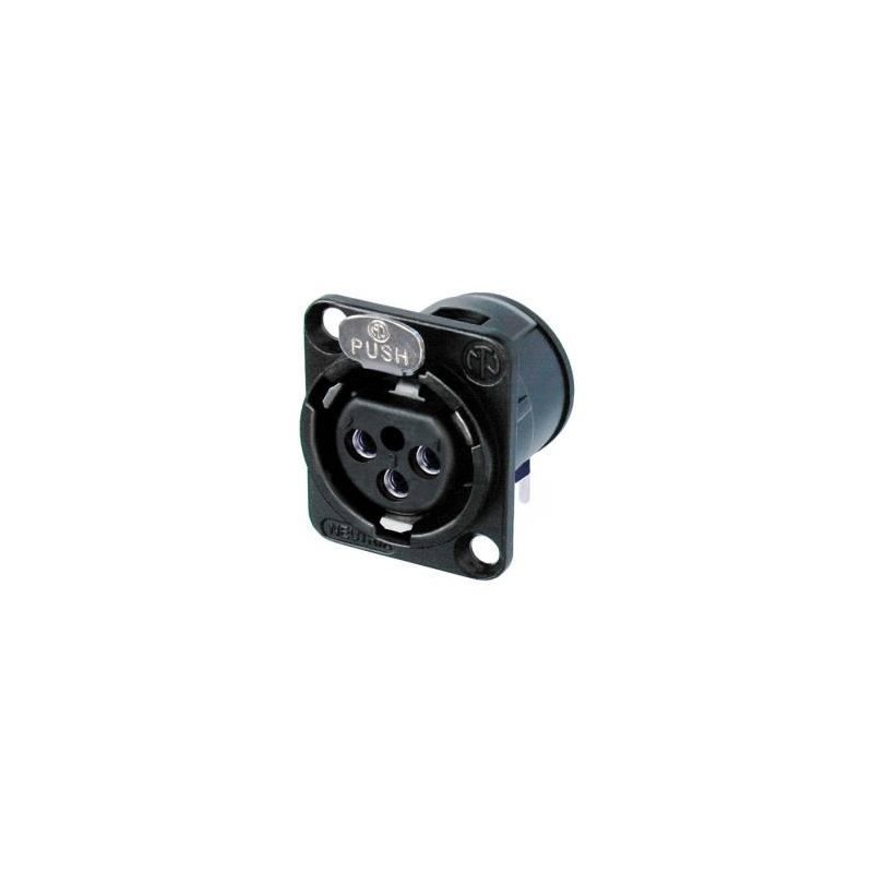 CONECTOR XLR3 HEMBRA C/I CODO NEUTRIK