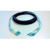 MANGUERA CDG OM2 50/125 4xLC-4xLC 40M