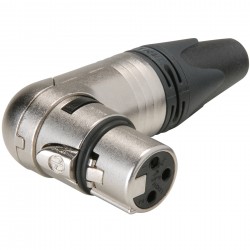 CONECTOR XLR3 H CODO AEREO...