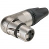CONECTOR XLR3 H CODO AEREO NIKEL NEUTRIK