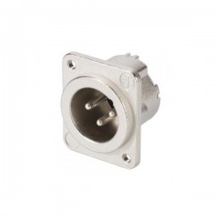 CONECTOR XLR3 MACHO PANEL...
