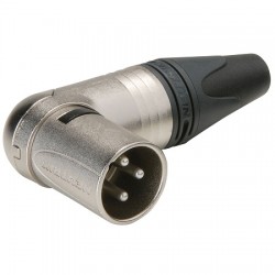 CONECTOR XLR3 M CODO AEREO...