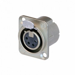 CONECTOR XLR4 HEMBRA PANEL...