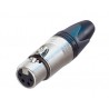 CONECTOR XLR4 HEMBRA AEREO NIKEL NEUTRIK