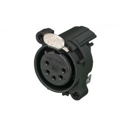CONECTOR XLR5 HEMBRA C/I CODO NEUTRIK