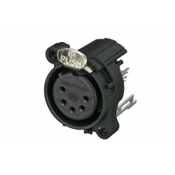 CONECTOR XLR5 HEMBRA PANEL C/I NEUTRIK