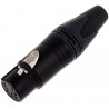 CONECTOR XLR5 HEMBRA AEREO NEGRO NEUTRIK