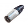 CONECTOR XLR5 MACHO AEREO NIKEL NEUTRIK
