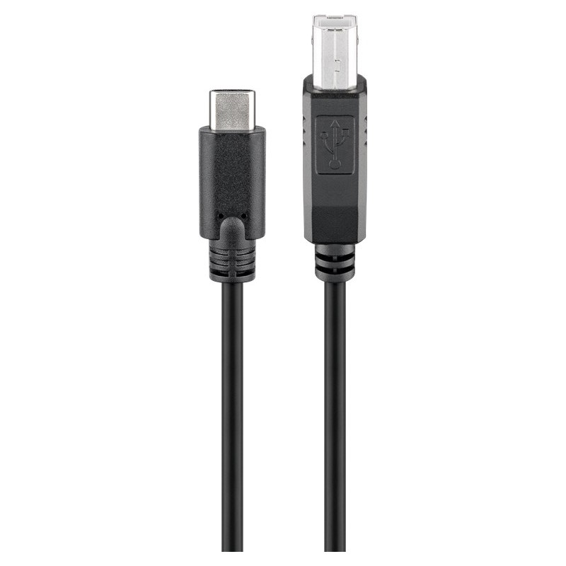 CABLE USB 2.0 USB C M-USB TIPO B M 1M
