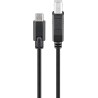 CABLE USB 2.0 USB C M-USB TIPO B M 1M