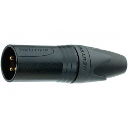 CONECTOR XLR5 MACHO AEREO NEGRO NEUTRIK