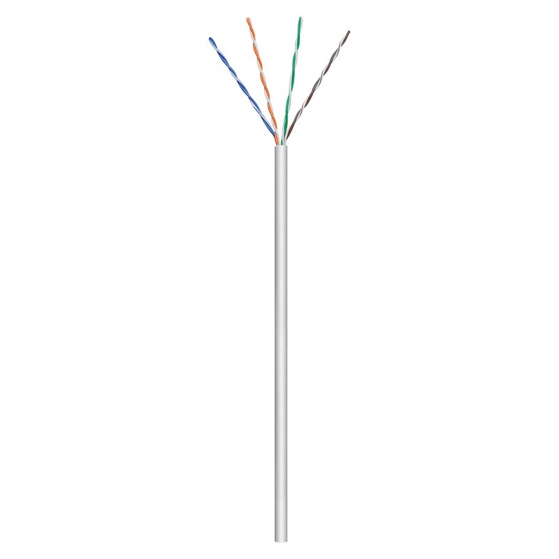 CABLE UTP CAT5E FLEXIBLE GRIS (100m)