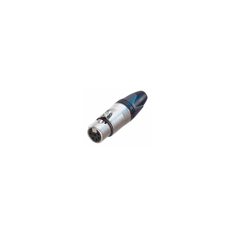 CONECTOR XLR6 HEMBRA AEREO NIKEL NEUTRIK