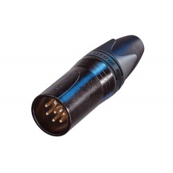 CONECTOR XLR6 MACHO AEREO...
