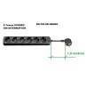 REGLETA 6 TOMAS SCHUKO SININT NEGRA 1,5M