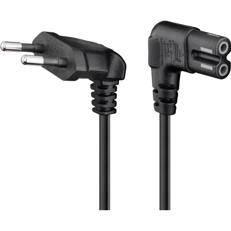 CABLE ALIMENTACION RED-FORMA 8 1M CODO N