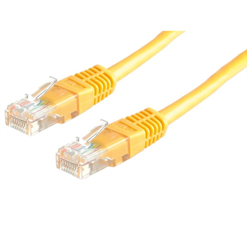 CABLE UTP CAT6 RJ45 M-M 1M AMARILLO
