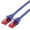 CABLE UTP CAT6 RJ45 M-M 5M VIOLETA LSZH