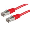 CABLE SFTP CAT6 RJ45 M-M 5M ROJO