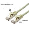 CABLE SFTP CAT6A RJ45 M-M 30M GRIS LSZH