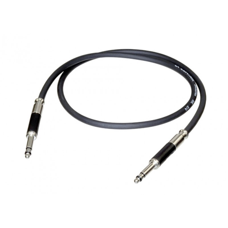 CABLE BANTAM M-M 30cm NEGRO NEUTRIK