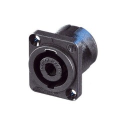 SPEAKON MACHO PANEL 4 POLOS NEGRO NEUTRI