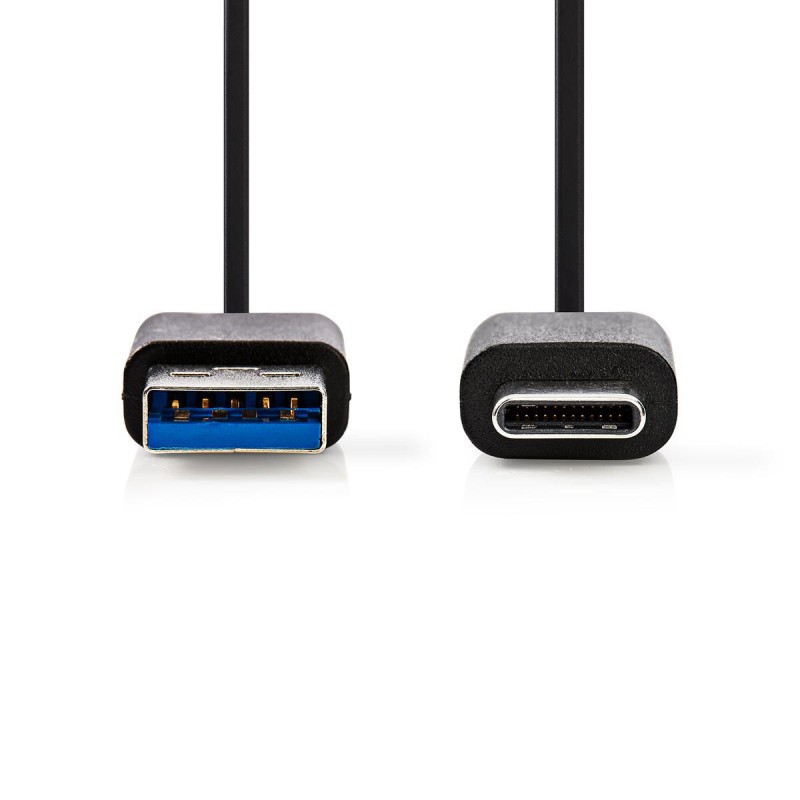 CABLE USB 3.1 TIPO A M-USB C M 1M NEGRO