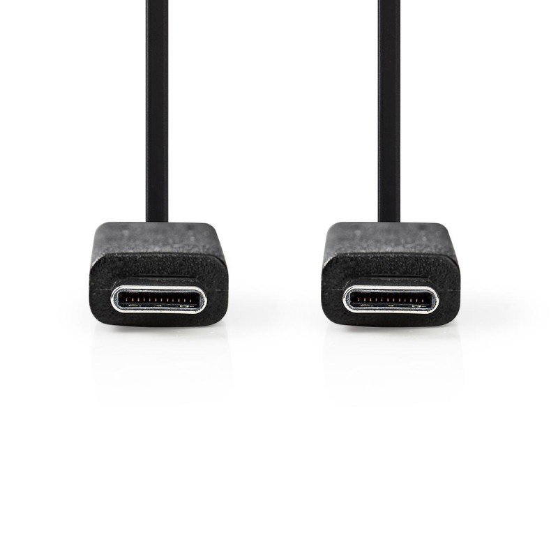 CABLE USB C M-M 2M NEGRO V3.2