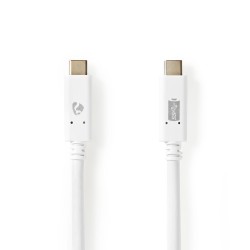 CABLE USB C M-M 2M BLANCO...