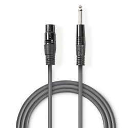 CABLE JACK 6,35 MN M-XLR3 H...