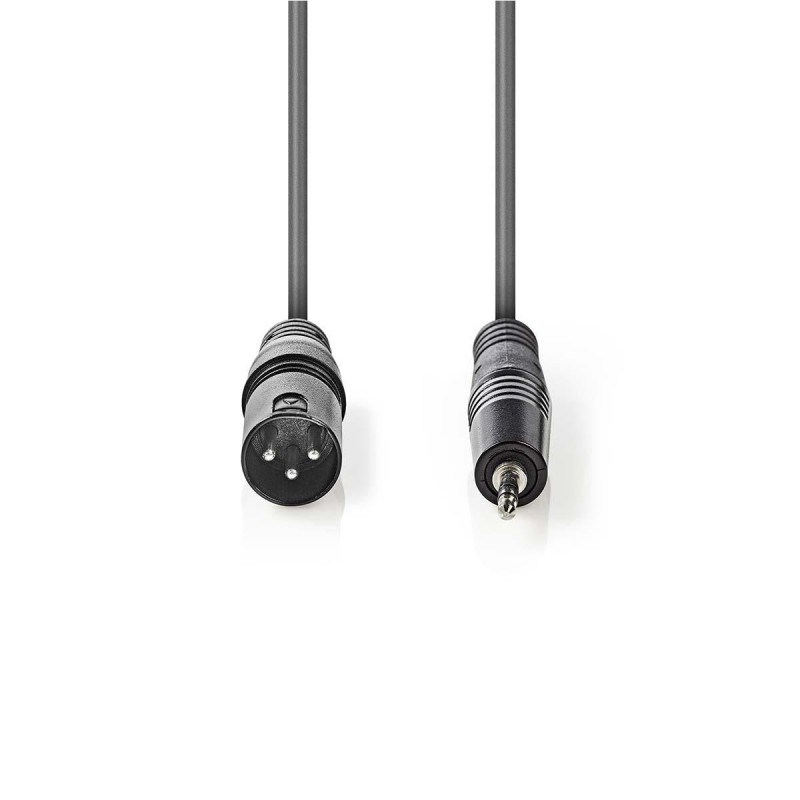 CABLE MINIJACK ST M-XLR3 M 1,5M GRIS OSC