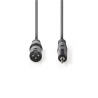 CABLE MINIJACK ST M-XLR3 M 1,5M GRIS OSC