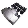 CARCASA DB25 METALICA CODO 45º